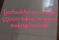 ေျမနီကုန္းအနီး အမ်ိဳးသမီး အေဆာင္သစ္ ငွားရန္ရိွသည္ ။