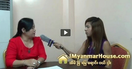 ၀င္းေရႊ၀ါ အိမ္ ၊ ျခံ ၊ ေျမ လုပ္ငန္းမွ ေဒၚမို႔မို႔ေအာင္ ႏွင့္ အင္တာဗ်ဴး - Property Interview from iMyanmarHouse.com