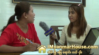 The Interview with Ma Cho Cho Khaing in Charge of Sky Bridge Real Estate Agency - Property Interview from iMyanmarHouse.com