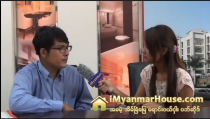 The Interview with Ko Phyo Wai Hein in Charge of Golden Link Condo Project (Htike Sin Company) - Property Interview from iMyanmarHouse.com