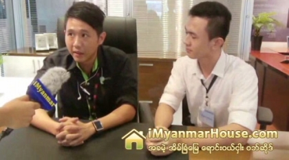 The Interview with General Manager of Perfect Office Furniture (Build & Decor 2014) - Property Interview from iMyanmarHouse.com