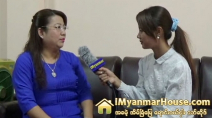 The Interview with Daw Maw Maw Htun in Charge of Aung Myin Real Estate Agency - Property Interview from iMyanmarHouse.com
