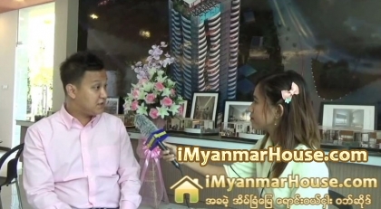 Royal Sayarsan Condominium ၏ အေရာင္းပိုင္း တာ၀န္ယူထားေသာ Minzin Agency မွ ကိုေက်ာ္မင္းဇင္ႏွင့္ အင္တာဗ်ဳး - Property Interview from iMyanmarHouse.com