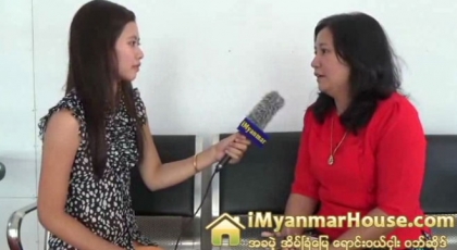 The Interview with Ma Sein in Charge of Green Home Agency - Property Interview from iMyanmarHouse.com