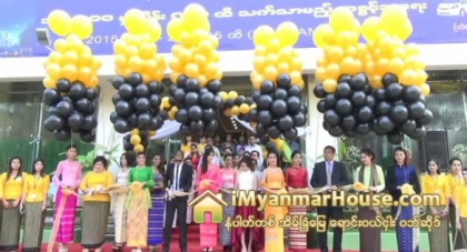 New Office Opening and Housing Sales Ceremony of Yadanar Myaing Construction & Home Decoration Co., ltd - Property Interview from iMyanmarHouse.com