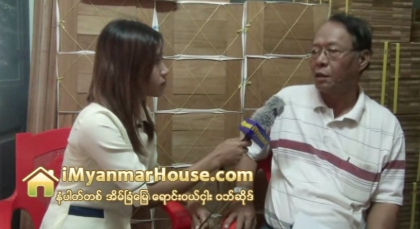 The Interview with U Ko Ko Gyi in Charge of Three Star Real Estaet Agency - Property Interview from iMyanmarHouse.com