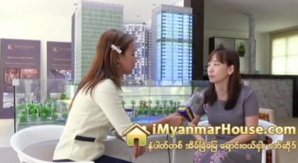 The Interview with Ma Cho Mar Win, Sale Manager of Kan Thar Yar Centre (Part 1) - Property Interview from iMyanmarHouse.com