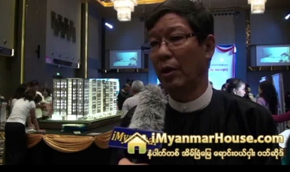 iGREEN မွ က်င္းပခဲ့ေသာ Royal Thukha Condo အေရာင္းျပပြဲ အခမ္းအနား ျမင္ကြင္း - Property Interview from iMyanmarHouse.com