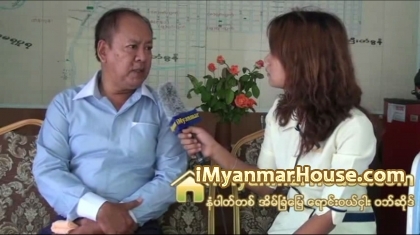 The Interview with U Myint Lwin In Charge Of Yadanarbon Real Estate Agency (Mandalay) - Property Interview from iMyanmarHouse.com