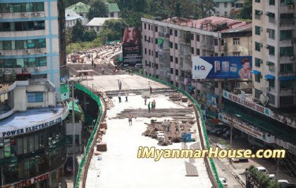 ေရႊဂံုတုိင္ ခံုးေက်ာ္တံတား ဒီဇင္ဘာ ၁ရက္တြင္ သြားလာႏုိင္မည္ - Property News in Myanmar from iMyanmarHouse.com