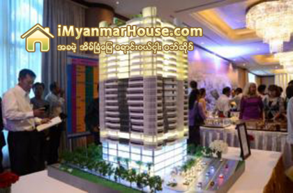ၿပည္တြင္းရင္းႏွီးျမႇဳပ္ႏွံမႈ ရာခုိင္ႏႈန္း ၆၀ ပါ၀င္သည့္ ၂၄ ထပ္ပါ Royal Sayarsan အဆင့္ျမင့္ကြန္ဒုိအား ဆရာစံလမ္းတြင္ တ - Property News in Myanmar from iMyanmarHouse.com