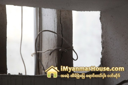တရုတ္ႏုိင္ငံတြင္း အႏၱရာယ္ရွိအေဆာက္အအံုရဲ႕ပတ္ၾကားအက္ အုတ္တုိင္ ေတြကုိ တိတ္ပတ္၊ ၀ါယာႀကိဳးခ်ည္ၿပီး ဆက္လက္ေန - Property News in Myanmar from iMyanmarHouse.com