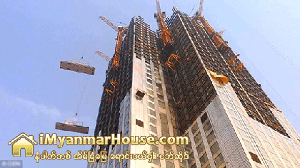 တရုတ္ေဆာက္လုပ္ေရးကုမၸဏီတစ္ခုက ၅၇ ထပ္ရွိ မိုးေမွ်ာ္အေဆာက္အအံု တစ္လံုးကုိ ၁၉ ရက္ႏွင့္ အၿပီးသတ္ေဆာက္လုပ္ - Property News in Myanmar from iMyanmarHouse.com