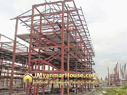 စက္မႈဇုန္လုပ္သားမ်ား အတြက္သာ ဦးတည္ေဆာက္လုပ္ေနသည့္၊ ေရႊလင္ပန္းတန္ဖိုးနည္းအိမ္ရာ - Property News in Myanmar from iMyanmarHouse.com