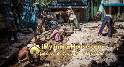 ေဆာက္လုပ္ေရးပစၥည္းမ်ား စည္းကမ္းမဲ့ထားရွိေသာ ကန္ထ႐ုိက္တာမ်ားကို သတိေပး - Property News in Myanmar from iMyanmarHouse.com