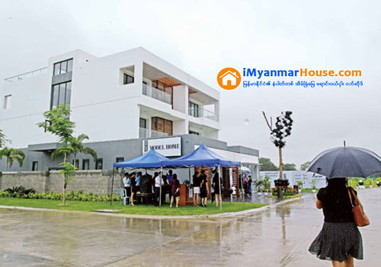 ပန္းလႈိင္ေဂါက္ကြင္း အိမ္ရာ၀င္းအတြင္း သံုးထပ္တိုက္ ဗီလာအိမ္ရာမ်ား စတင္ေရာင္းခ် - Property News in Myanmar from iMyanmarHouse.com
