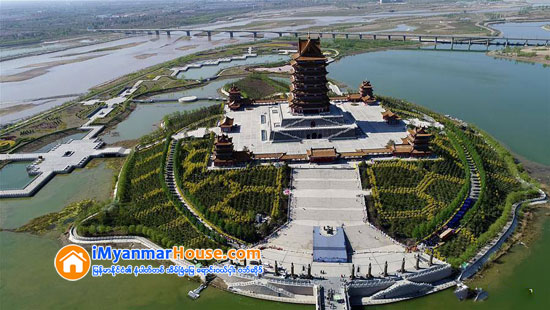 ျမစ္ဝါျမစ္တြင္ ဖန္တီးထားသည့္ လိပ္ပုံသ႑ာန္ ကၽြန္းဥယ်ာဥ္ - Property News in Myanmar from iMyanmarHouse.com