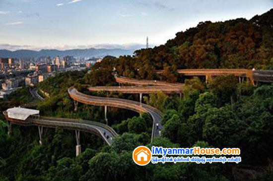 ၁၂ မိုင္ ရွည္မည့္ ေႁမြလိမ္ေႁမြေကာက္ မိုးပ်ံေလၽွာက္လမ္းကို တ႐ုတ္ကသစ္ေတာထဲတြင္ ေဆာက္လုပ္ - Property News in Myanmar from iMyanmarHouse.com