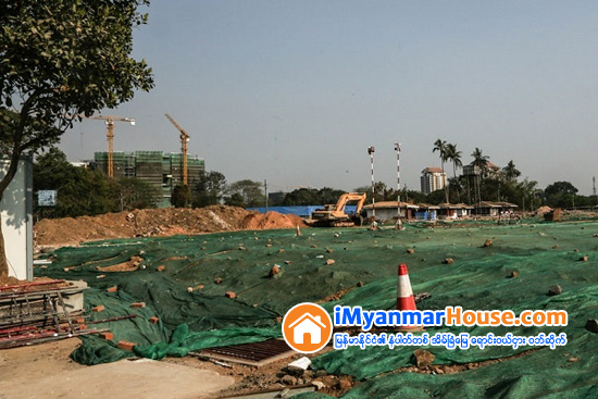 ေဆာက္လုပ္မႈ ေခတၱရပ္ဆိုင္းထားသည့္ ျမရိပ္ညိဳ ဟိုတယ္ဝင္းအတြင္း ရွိ အထပ္ျမင့္ စီမံကိန္း - Property News in Myanmar from iMyanmarHouse.com