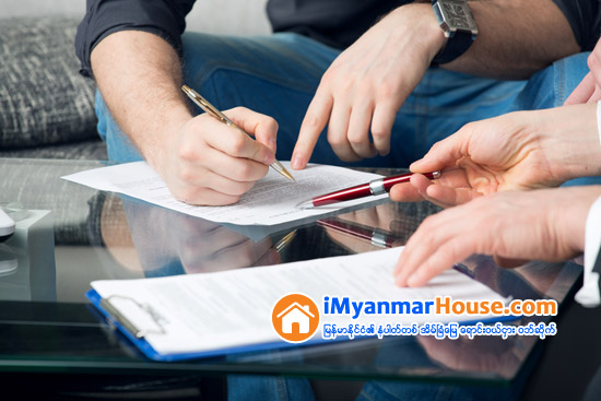 စာခ်ဳပ္တစ္ခုတြင္ အသိသက္ေသ(၂)ဦးမပါလွ်င္ တရား၀င္ပါသလား - Property Knowledge in Myanmar from iMyanmarHouse.com