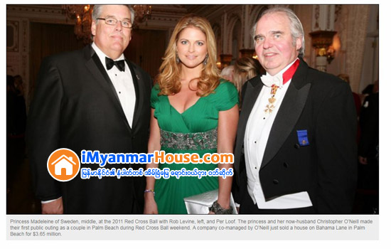 Swedish Princess Madeleine’s Palm Beach home sells for $3.65 million - Property News in Myanmar from iMyanmarHouse.com