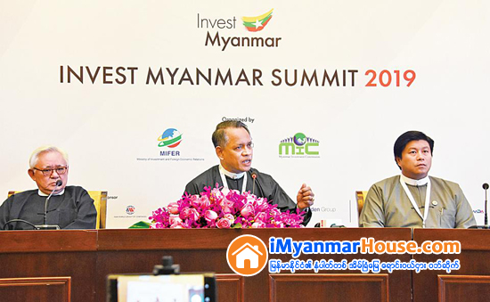 Invest Myanmar Summit 2019 ဒုတိယေန႔ ဆက္လက္က်င္းပ - Property News in Myanmar from iMyanmarHouse.com