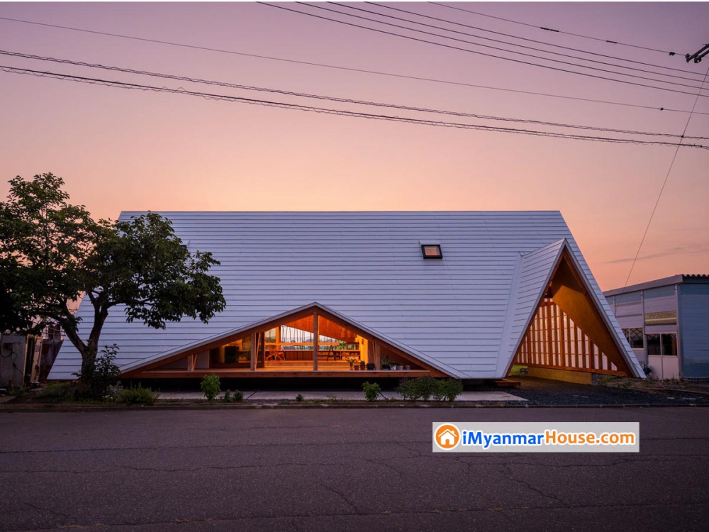 There's a house designed to look like a giant wooden tent in the middle of a Japanese village — here's a look inside - Property News in Myanmar from iMyanmarHouse.com