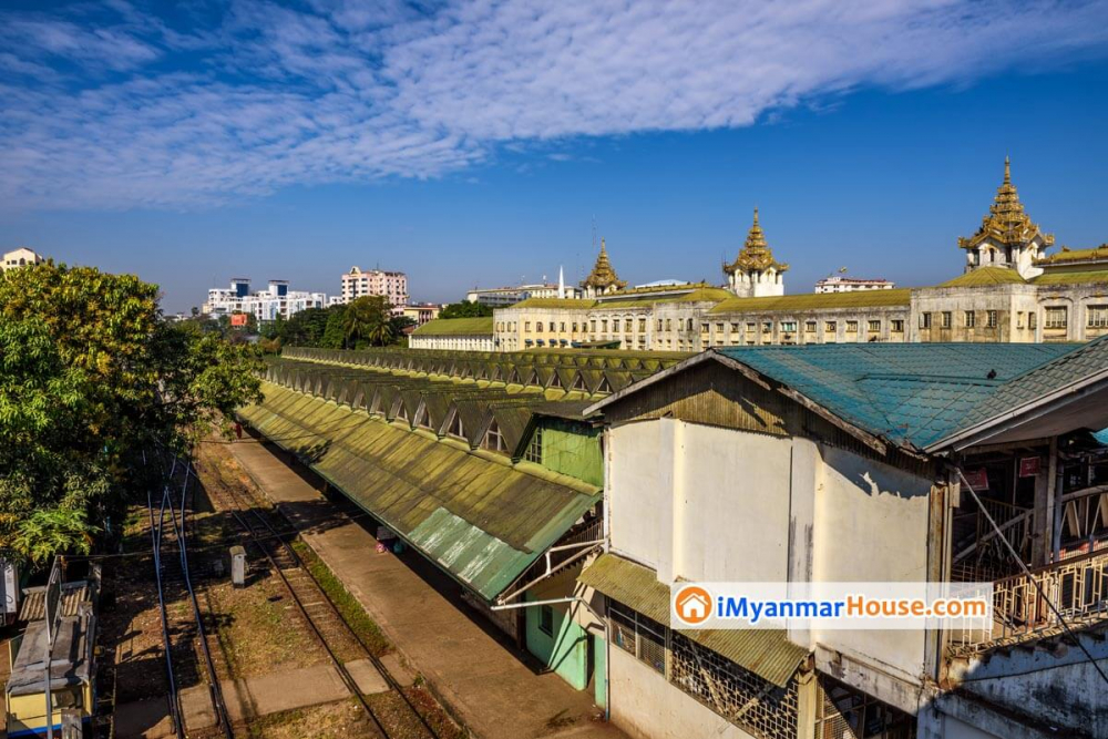 ရန်ကုန်ဘူတာကြီး အဆင့်မြှင့်တင်ခြင်း စီမံကိန်း ညှိနှိုင်းမှုမပြီးပြတ်သေး၍ ကြန့်ကြာနေ - Property News in Myanmar from iMyanmarHouse.com