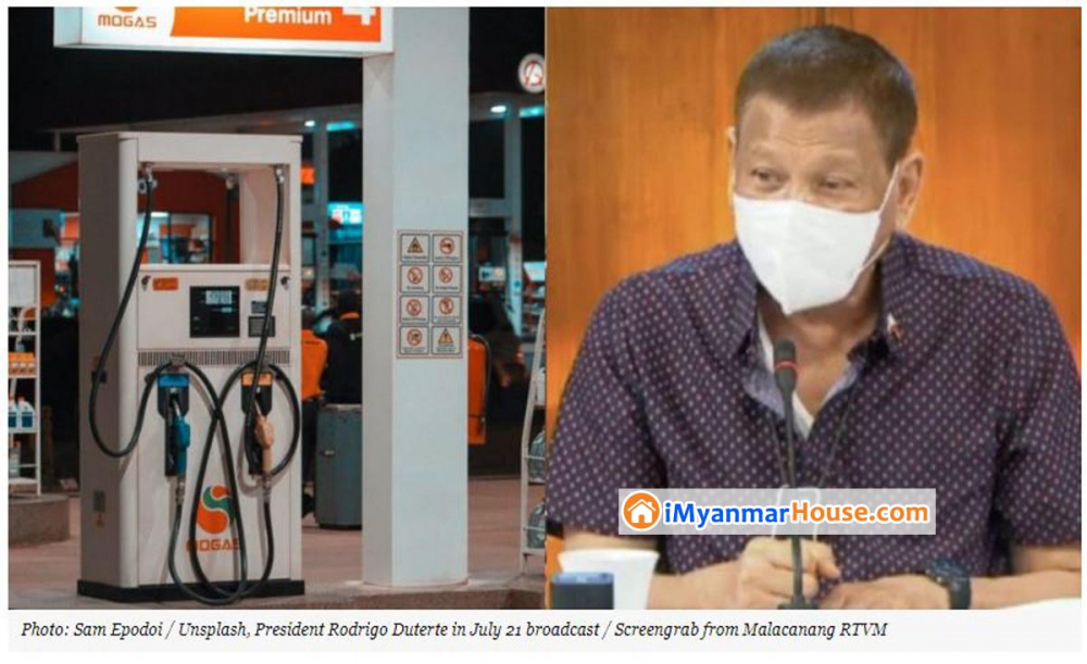 Health Dep’t rejects use of gasoline to disinfect masks after Duterte wrongly suggests it - Property News in Myanmar from iMyanmarHouse.com