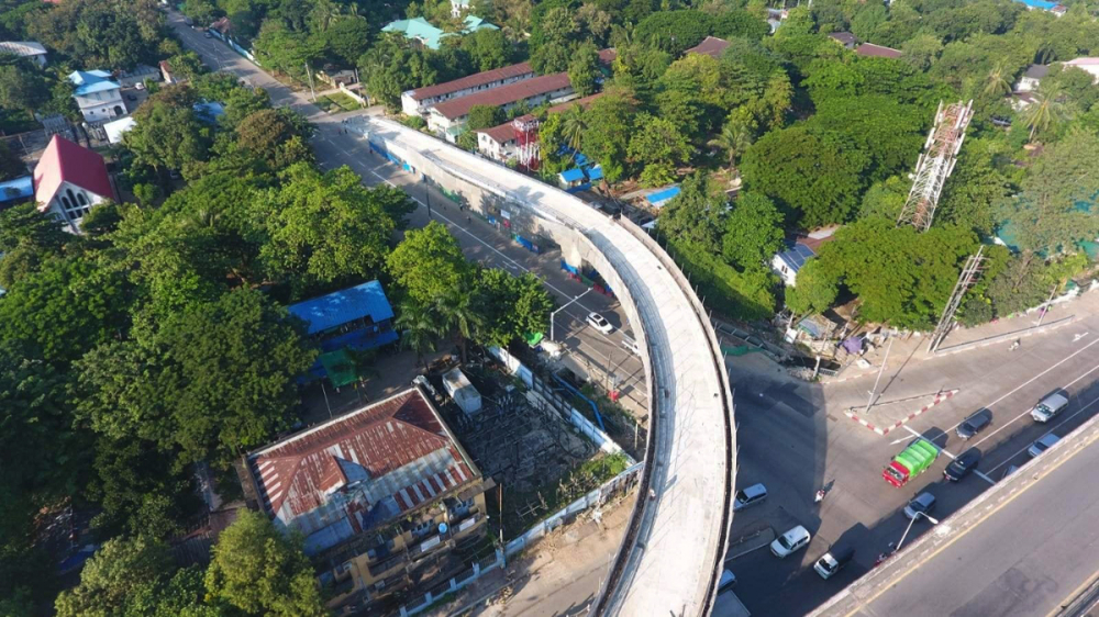 အင်းစိန် မီးရထားခုံးကျော်တံတားသစ်ကို လွတ်လပ်ရေးနေ့တွင်ဖွင့်လှစ်မည်ဖြစ်ကြောင်းသိရ - Property News in Myanmar from iMyanmarHouse.com