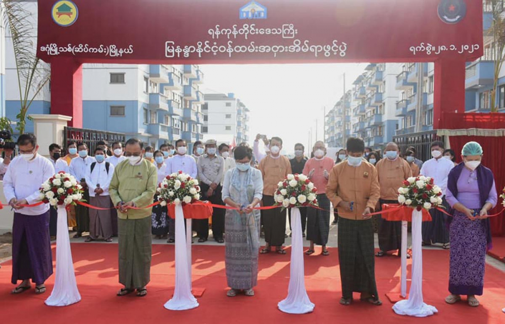 အခန်း စုစုပေါင်း (၄၇၆) ခန်းပါဝင်သည့် မြနန္ဒာ နိုင်ငံ့ဝန်ထမ်း အငှားအိမ်ရာဖွင့်လှစ် - Property News in Myanmar from iMyanmarHouse.com