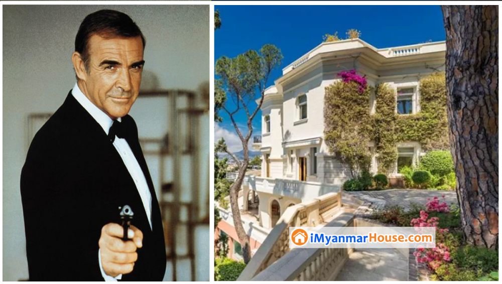 Sean Connery’s luxury French Riviera mansion that featured in a James Bond movie is up for sale - Property News in Myanmar from iMyanmarHouse.com