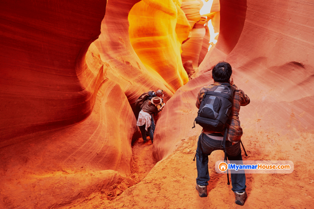 ခြေချော်ကျချင်စရာ လှပလွန်းတဲ့ Antelope Canyon တောင်ကြား - Property News in Myanmar from iMyanmarHouse.com