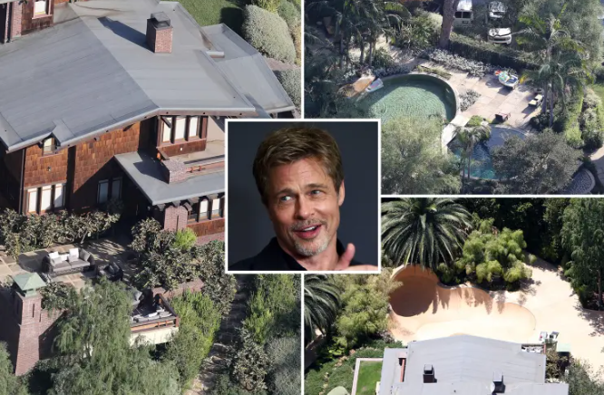 Brad Pitt lists longtime LA house next to Angelina for $40M - Property News in Myanmar from iMyanmarHouse.com