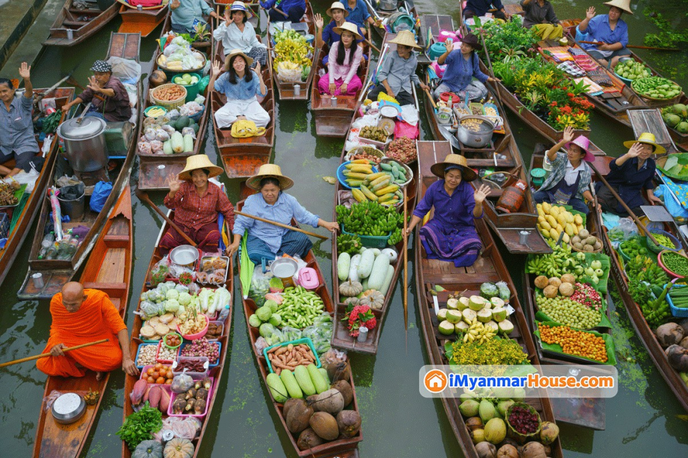 ထိုင်းနိုင်ငံရဲ့ ထိပ်တန်းလည်ပတ်ဖွယ်နေရာ အစည်းကားဆုံး အန်းဖဝ ရေပေါ်ဈေး - Property News in Myanmar from iMyanmarHouse.com