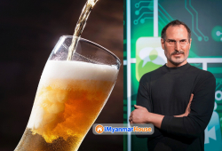 Apple ၏ စီအီးအို Steve Jobs က ကုမ္ပဏီအတွက် ဝန်ထမ်းခေါ်ယူရာတွင် ဘီယာတိုက်ကာ အင်တာဗျူးလေ့ရှိ