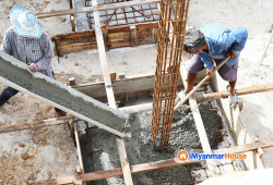 ဒေါ်လာဈေးကြောင့် ဆောက်လုပ်ရေးလုပ်ငန်းများ အလျင်အမြန်တည်ဆောက်နေရ