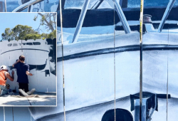 A Man Was Ordered to Build a Fence to Hide His Boat. He Asked an Artist to Paint the Boat on the Fence