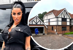 Katie Price's new tudor-style four bedroom Sussex home as former glamour model downsizes after she is forced to leave her Mucky Mansion amid double bankruptcy