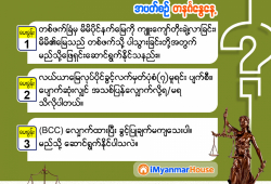 သိမှတ်စရာ တိုက်ခန်းများနေထိုင်ရန် BCC မကျတဲ့အခါ...