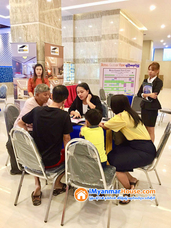 Sales Event of Royal Garden View Condominium Near Mingalar Market Successfully Held