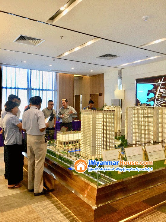 Sales Event of Golden City Condo Completely Constructed in Yankin township