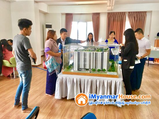 Sales Event of Collective Land Ownership Available The Leaf Residence Condo in Dhama Thuka Kyaung Street Successfully Held