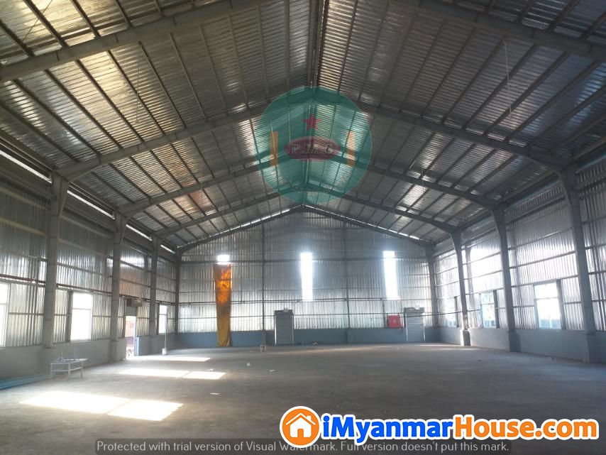 အရှေ့ဒဂုံစက်မှုဇုံတွင် စက်ရုံ ဂိုဒေါင်ငှားရန်ရှိသည်။ - ငှါးရန် - ဒဂုံမြို့သစ် အရှေ့ပိုင်း (Dagon Myothit (East)) - ရန်ကုန်တိုင်းဒေသကြီး (Yangon Region) - 300 သိန်း (ကျပ်) - R-20181786 | iMyanmarHouse.com