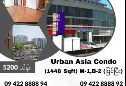 ဗိုလ်တစ်ထောင်မြို့နယ်၊
Urban Asia Condo [ 1448 Sqft ]
(For Sale)